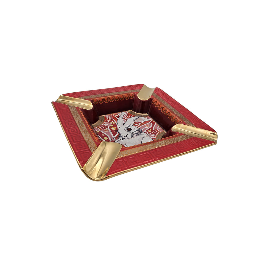 Ceramic Rabbit Ashtray