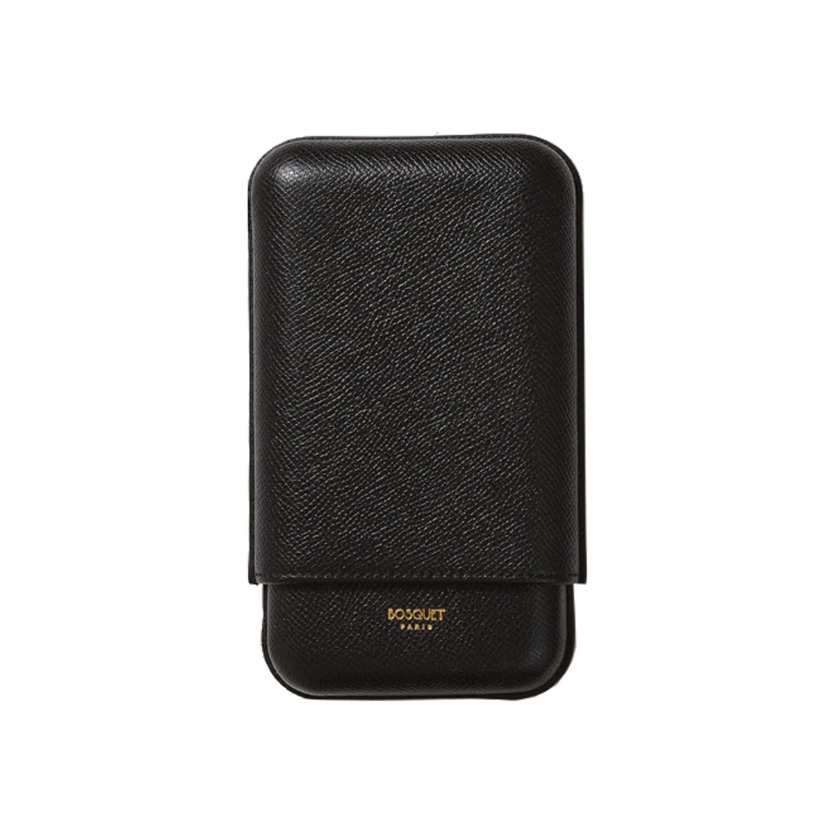 Paris Grained Calf Three Cigar Case