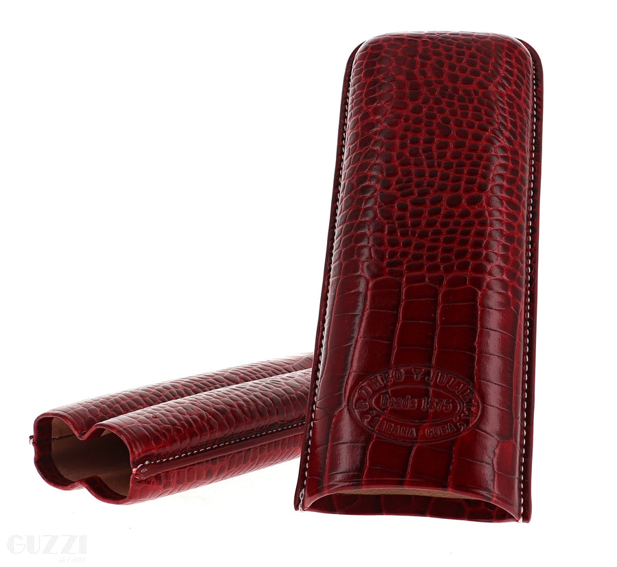 Leather cigar case Romeo y Julieta