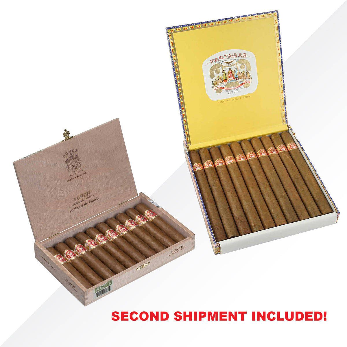 Partagas Lusitanias 10pcs + Short de Punch