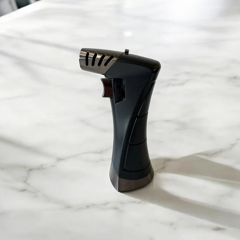 Inferno Duo Table Lighter - BLACK METAL