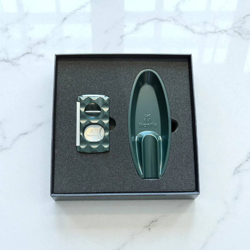 Gift Set Streamline Ashtray and Universal Cutter Faceted