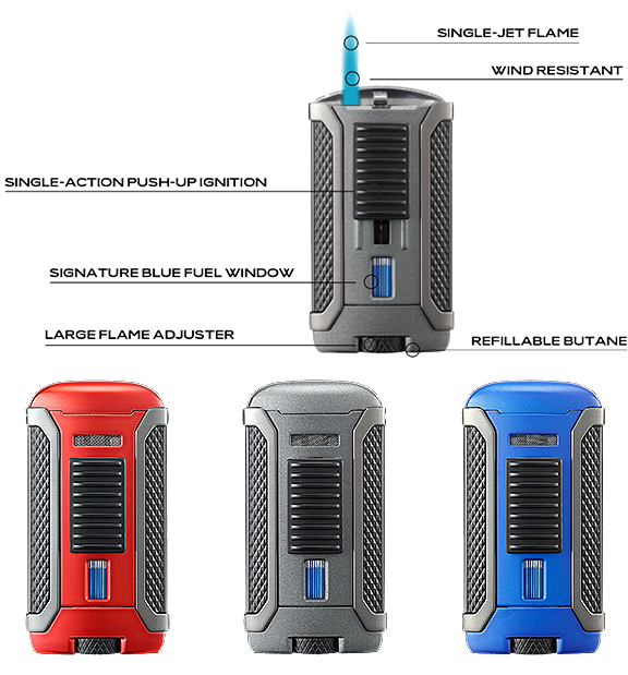 Apex Single Jet Flame Cigar Lighter